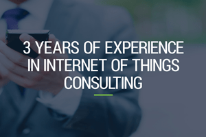 3 years of experience in IoT
