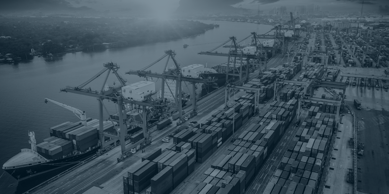 Banner - The added value of blockchain in ports & logistics