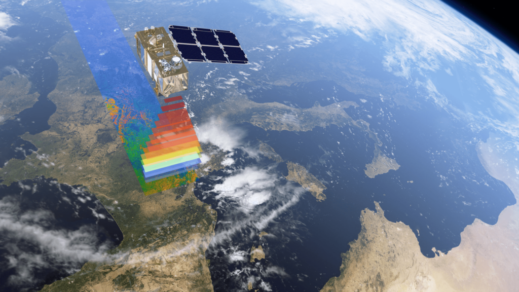 Visual - Earth Observation satellite coverage